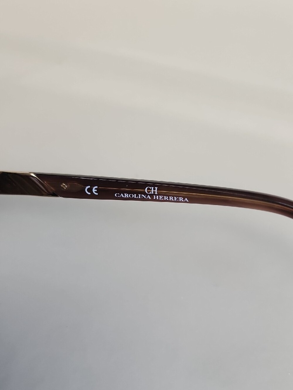 Carolina Herrera Brown Cat-Eye Sunglasses with Brown Lenses - Picture 4 of 16